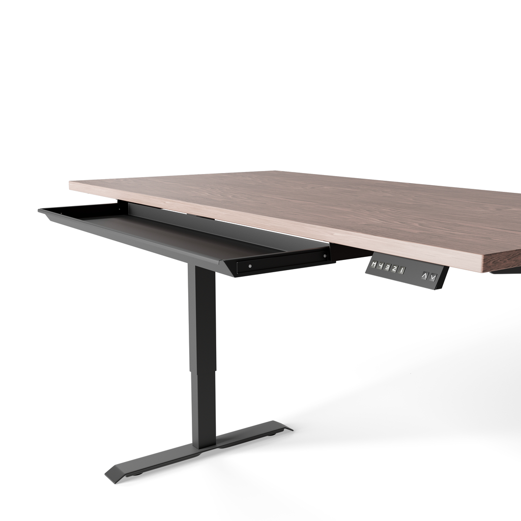standable schreibtisch schublade offen