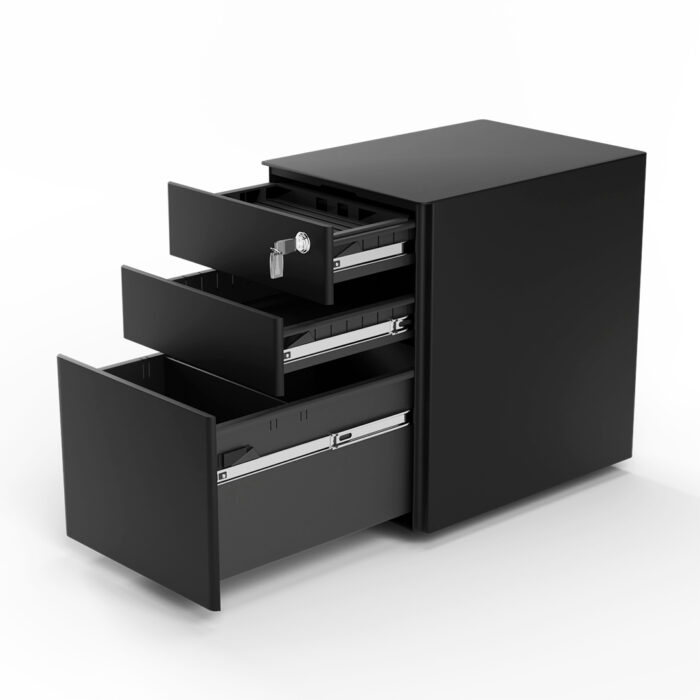 Korpus-mobile pedestal open black